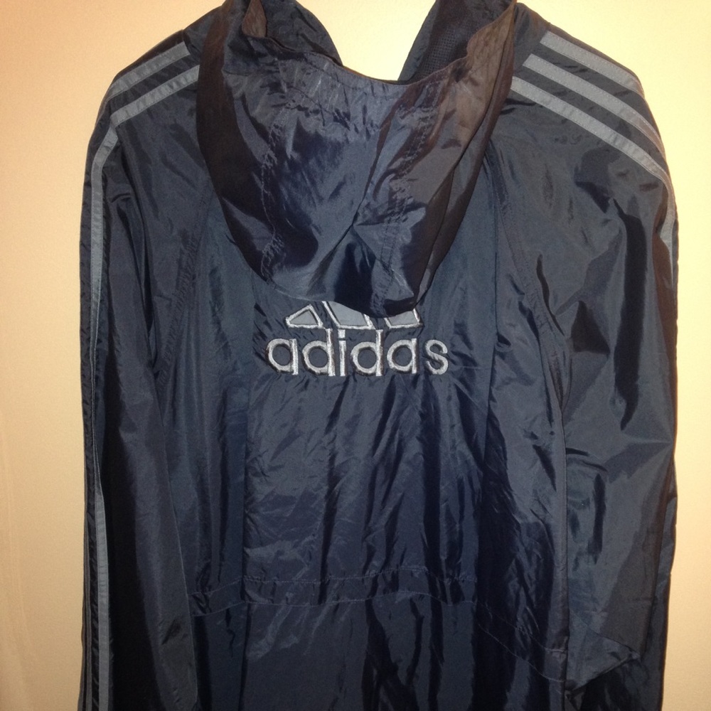 Adidas windbreaker jacket men's size xxl